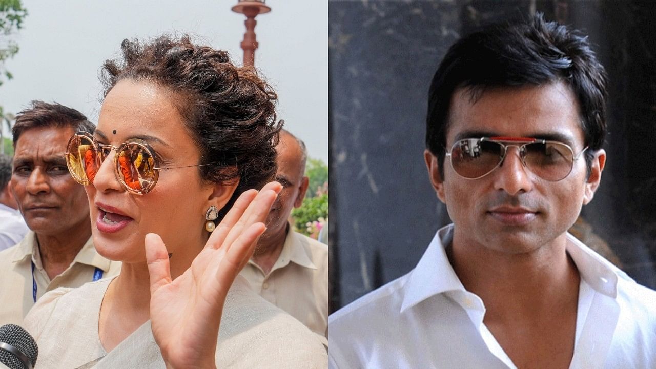 <div class="paragraphs"><p>(L to R) Actors Kangana Ranaut and Sonu Sood.</p></div>